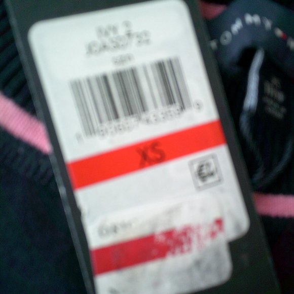 Over-Sized Black Pink Striped Sleeve Sweatshirt - Picture 4 of 5